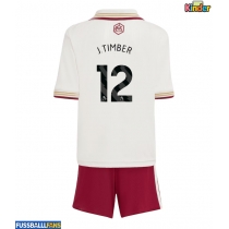 Arsenal Jurrien Timber #12 3rd trikot Kinder 2025-26 Kurzarm (+ Kurze Hosen)